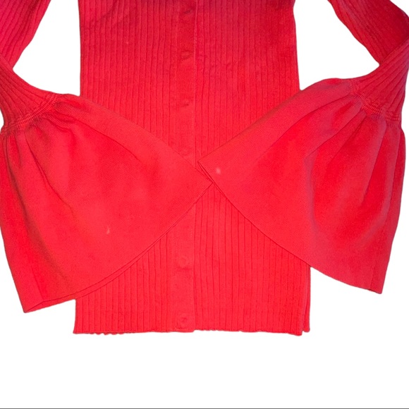 NWT Cabi Women’s Red Trumpet Cardigan Size Small - Picture 7 of 9